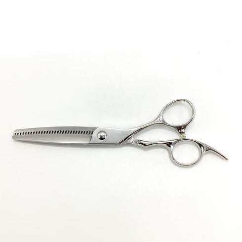 美品【Y.S.PARKワイエスパーク】 オフセット シザー セニング 美容ハサミ すきばさみ 美容師 理容師 約20~30% 右利き 6インチ 中古 sc2477