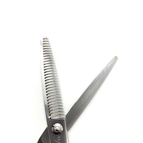 美品【Y.S.PARKワイエスパーク】 オフセット シザー セニング 美容ハサミ すきばさみ 美容師 理容師 約20~30% 右利き 6インチ 中古 sc2477