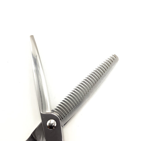 美品【Y.S.PARKワイエスパーク】 オフセット シザー セニング 美容ハサミ すきばさみ 美容師 理容師 約20~30% 右利き 6インチ 中古 sc2477