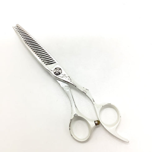 【シザーズジャパンSCISSORS JAPAN】sLash FLOR 20% LSF20%25i17Y オフセット シザー セニング 美容ハサミ すきばさみ 美容師 理容師 約20% 右利き 6インチ 中古 sc2481