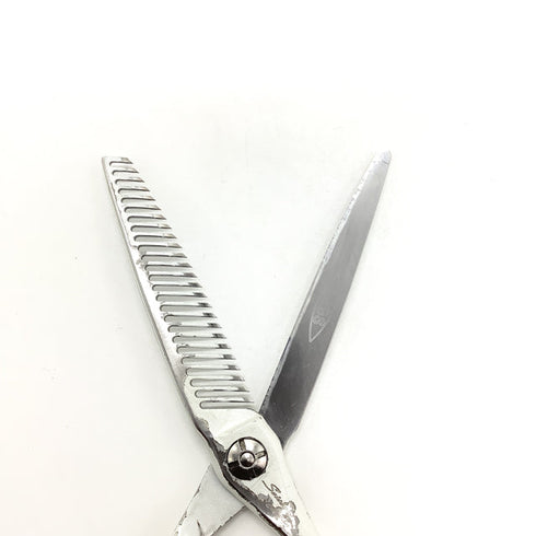 【シザーズジャパンSCISSORS JAPAN】sLash FLOR 20% LSF20%25i17Y オフセット シザー セニング 美容ハサミ すきばさみ 美容師 理容師 約20% 右利き 6インチ 中古 sc2481