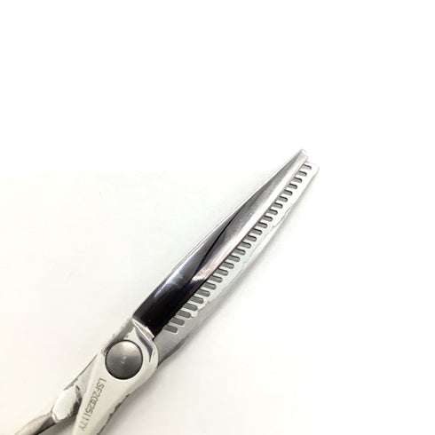 【シザーズジャパンSCISSORS JAPAN】sLash FLOR 20% LSF20%25i17Y オフセット シザー セニング 美容ハサミ すきばさみ 美容師 理容師 約20% 右利き 6インチ 中古 sc2481