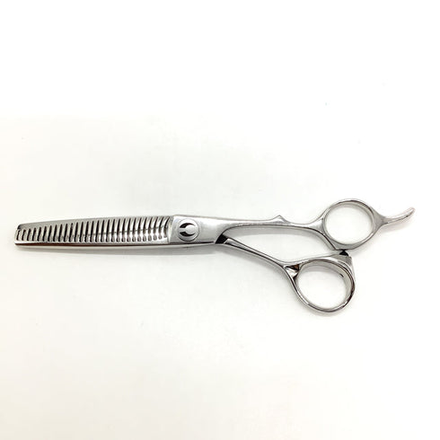 【マック シザーBMAC】DT-2529OS 両グシ シザー セニング 美容ハサミ すきばさみ 美容師 理容師 約20~25% 右利き 6インチ 中古 sc2482