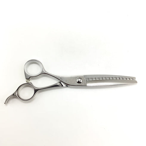 新品未使用【内海ウツミUTSUMI】BL50L LEFTY トリミングシザー 左利き セニング トリマー ペット 6インチ 中古 sc2612