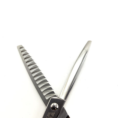 新品未使用【内海ウツミUTSUMI】BL50L LEFTY トリミングシザー 左利き セニング トリマー ペット 6インチ 中古 sc2612