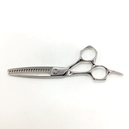 【ミズタニシザーズ ミズタニシザーMIZUTANI SCISSORS】Acroleaf WIDE K-25正刃 オフセット シザー セニング 美容ハサミ すきばさみ 美容師 理容師 約15~25% 右利き 5.8インチ 中古 sc2493