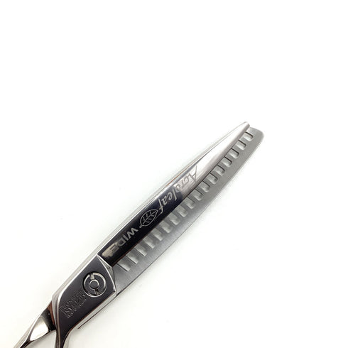 【ミズタニシザーズ ミズタニシザーMIZUTANI SCISSORS】Acroleaf WIDE K-25正刃 オフセット シザー セニング 美容ハサミ すきばさみ 美容師 理容師 約15~25% 右利き 5.8インチ 中古 sc2493