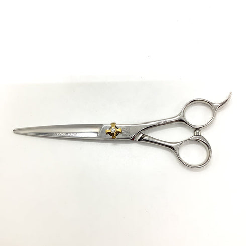 【ヒカリシザーズHIKARI光シザーHIKARI SCISSORS】STAR COSMOS125 シザー オフセット 理容 美容ハサミ 美容師 理容師 右利き 6インチ 中古 sc2494
