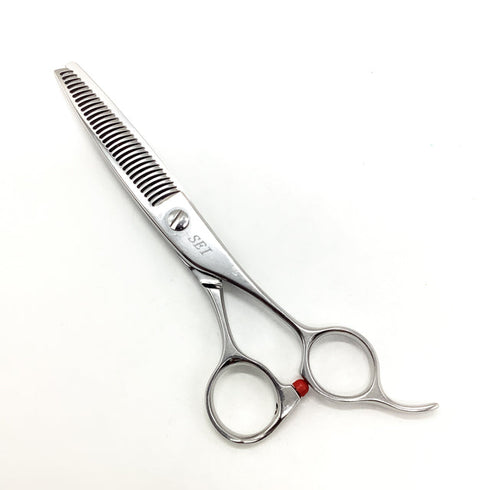 【ハヤシシザーズ ハヤシシザーHAYASHI SCISSORS】 オフセット シザー セニング 美容ハサミ すきばさみ 美容師 理容師 約35~40% 右利き 6インチ 中古 sc2495