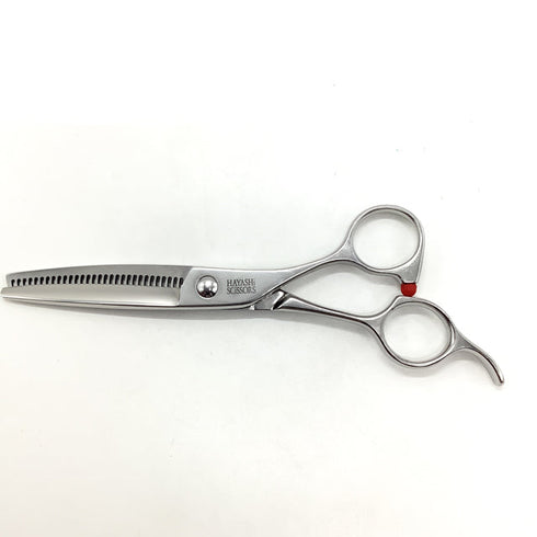 【ハヤシシザーズ ハヤシシザーHAYASHI SCISSORS】 オフセット シザー セニング 美容ハサミ すきばさみ 美容師 理容師 約35~40% 右利き 6インチ 中古 sc2495