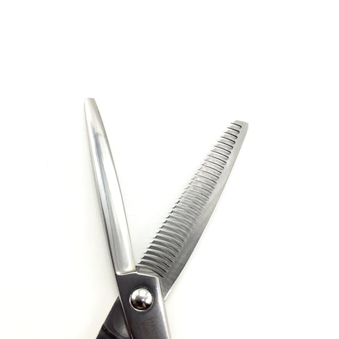 【ハヤシシザーズ ハヤシシザーHAYASHI SCISSORS】 オフセット シザー セニング 美容ハサミ すきばさみ 美容師 理容師 約35~40% 右利き 6インチ 中古 sc2495