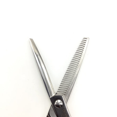 【ジョーウェルJOEWELL】T2-30S メガネ シザー セニング 美容ハサミ すきばさみ 美容師 理容師 約20% 右利き 6インチ 中古 sc2496