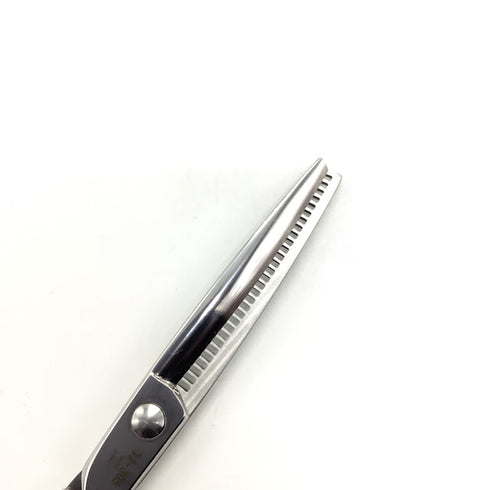 【ジョーウェルJOEWELL】T2-30S メガネ シザー セニング 美容ハサミ すきばさみ 美容師 理容師 約20% 右利き 6インチ 中古 sc2496