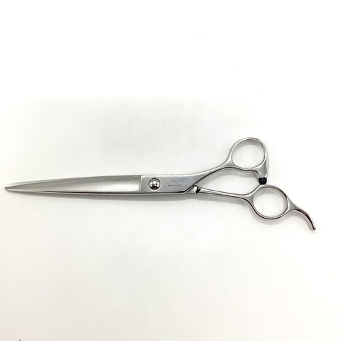 【内海ウツミUTSUMI】70 トリミングシザー オフセット 右利き トリマー ペット 7インチ 中古 sc2499