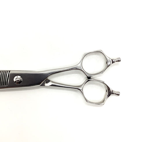 【ミズタニシザーズ ミズタニシザーMIZUTANI SCISSORS】 メガネ シザー セニング 美容ハサミ すきばさみ 美容師 理容師 約20~25% 右利き 5.8インチ 中古 sc2505