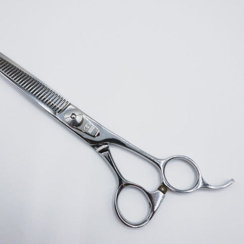 美品【YAGYU柳生】REOX S30A オフセット シザー セニング 美容ハサミ すきばさみ 美容師 理容師 約20~30% 右利き 6インチ 中古 sc251