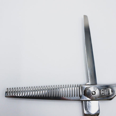 美品【YAGYU柳生】REOX S30A オフセット シザー セニング 美容ハサミ すきばさみ 美容師 理容師 約20~30% 右利き 6インチ 中古 sc251