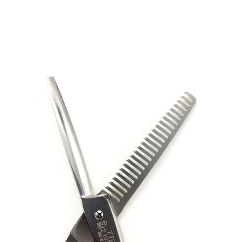 【ヒカリシザーズHIKARI光シザーHIKARI SCISSORS】エンジェルA Angel A 772 メガネ シザー セニング 美容ハサミ すきばさみ 美容師 理容師 約25~30% 右利き 6インチ 中古 sc2510