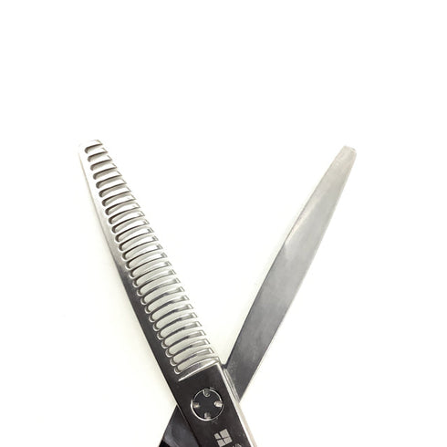 新品未使用【オオカワプロシザーズ オオカワプロシザーOKAWA PRO SCISSORS】R-series 263 メガネ シザー セニング 美容ハサミ すきばさみ 美容師 理容師 約35~40% 右利き 5.8インチ 中古 sc2518