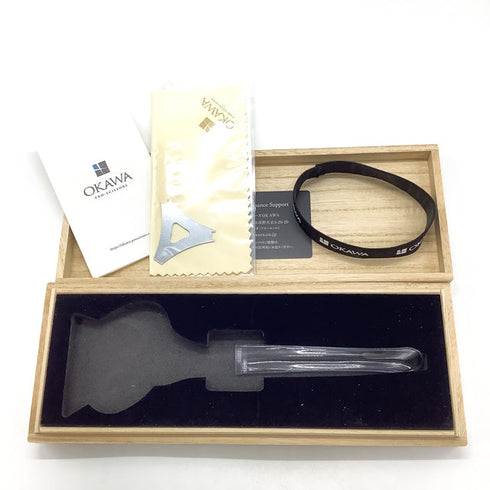 新品未使用【オオカワプロシザーズ オオカワプロシザーOKAWA PRO SCISSORS】R-series 263 メガネ シザー セニング 美容ハサミ すきばさみ 美容師 理容師 約35~40% 右利き 5.8インチ 中古 sc2518