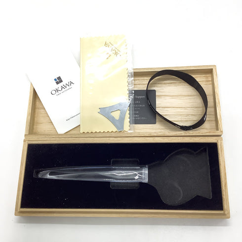 新品未使用【オオカワプロシザーズ オオカワプロシザーOKAWA PRO SCISSORS】SG60X シザー オフセット 理容 美容ハサミ 美容師 理容師 右利き 6インチ 中古 sc2519