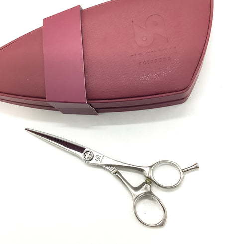 【トギノンTOGINON】ソプラリバース シザー メガネ 理容 美容ハサミ 美容師 理容師 右利き 5.3インチ 中古 sc2521