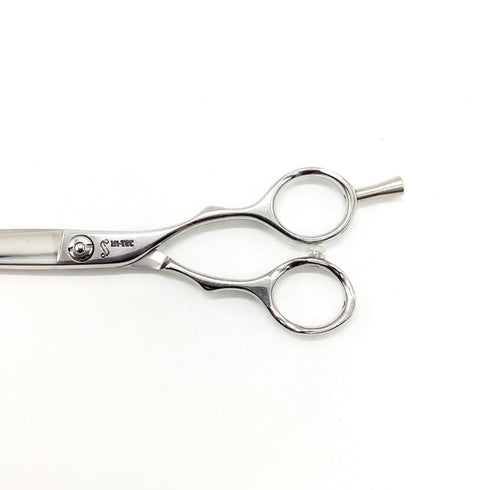 【SHEEMA Hi-TEC島理研】R-cut 60Wカーブ シザー メガネ 理容 美容ハサミ 美容師 理容師 右利き 6インチ 中古 sc2525