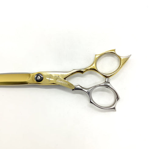 【ルミエールLUMIERE】HYPER2 19XN68 シザー オフセット 理容 美容ハサミ 美容師 理容師 右利き 6.8インチ 中古 sc2530