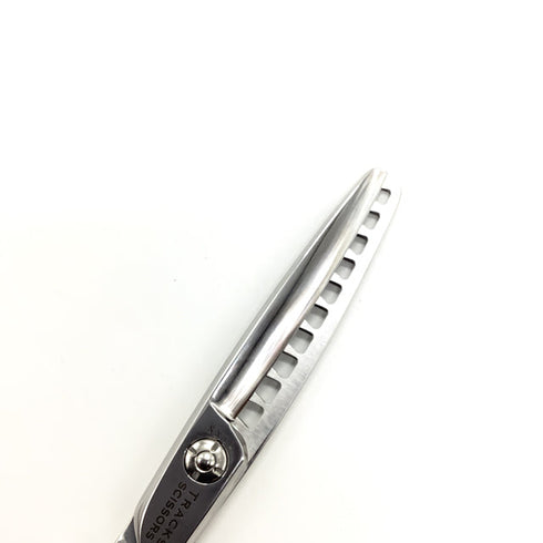 【トラックスシザーズ トラックスシザーTRACKS SCISSORS】SX10 メガネ シザー セニング 美容ハサミ すきばさみ 美容師 理容師 約20~45% 右利き 5.8インチ 中古 sc2539