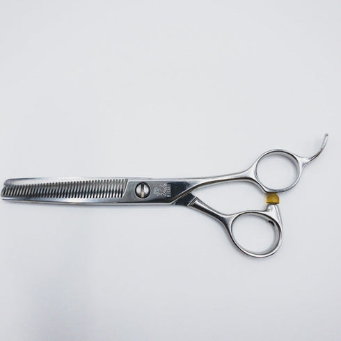 【ヒカリシザーズHIKARI光シザーHIKARI SCISSORS】TRENDYⅢ732トレンディ オフセット シザー セニング 美容ハサミ すきばさみ 美容師 理容師 約10% 右利き 6インチ 中古 sc254
