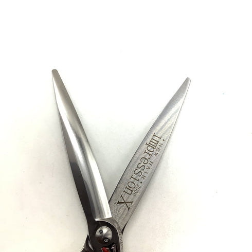 【トギノンTOGINON】impression X ドライカット シザー オフセット 理容 美容ハサミ 美容師 理容師 右利き 6.3インチ 中古 sc2544