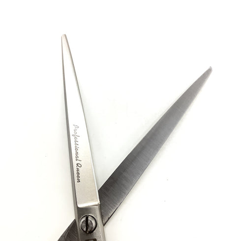 【TENYO天洋】QUEEN TENYO W シザー オフセット 理容 美容ハサミ 美容師 理容師 右利き 6.7インチ 中古 sc2545