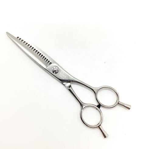 【kissキッスシザー】S-18-Co メガネ シザー セニング 美容ハサミ すきばさみ 美容師 理容師 約40% 右利き 6インチ 中古 sc2549