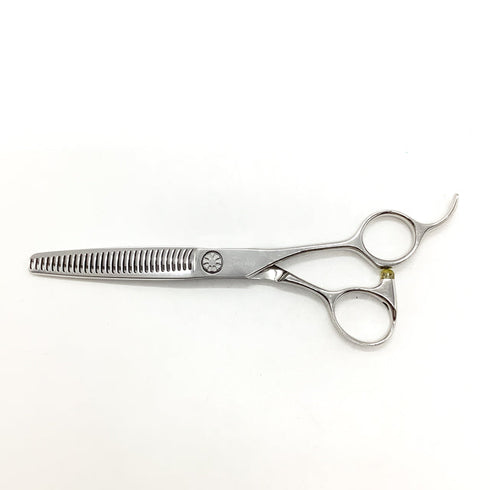 【ハヤシシザーズ ハヤシシザーHAYASHI SCISSORS】V-30R-ON-K-6 オフセット シザー セニング 美容ハサミ すきばさみ 美容師 理容師 約30% 右利き 6インチ 中古 sc2551