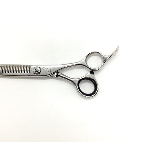 【ケリー ワンクスKERRY】6.7-45-40 パワーセニング トリミングシザー 右利き セニング トリマー ペット 6.7インチ 中古 sc2560