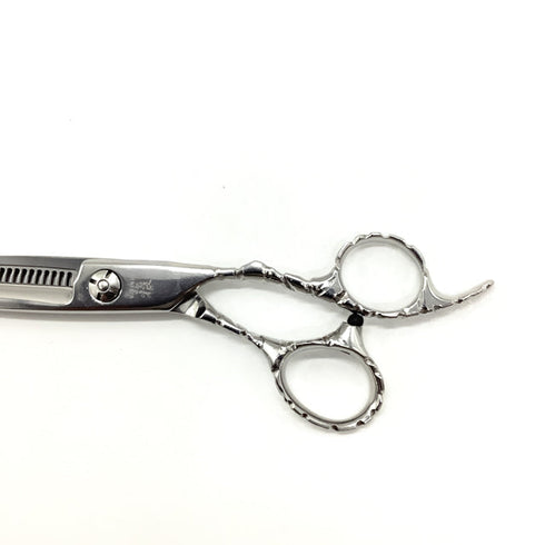 【MIYABI雅】逆刃30目 オフセット シザー セニング 美容ハサミ すきばさみ 美容師 理容師 約25~30% 右利き 6インチ 中古 sc2562