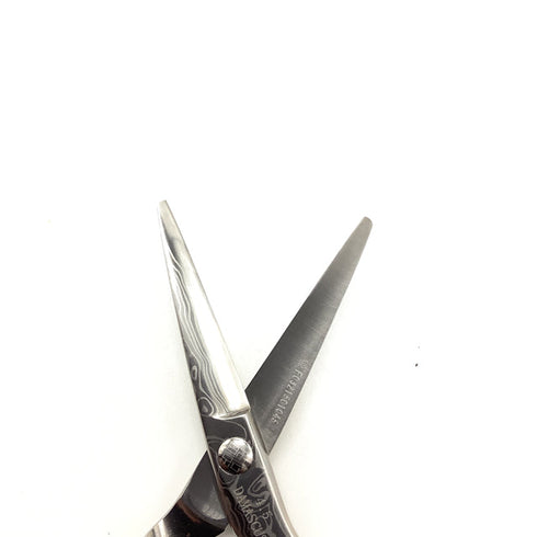 【KEIUN 景雲】alto NY 4.5ダマスカス シザー オフセット 理容 美容ハサミ 美容師 理容師 右利き 4.75インチ 中古 sc2568