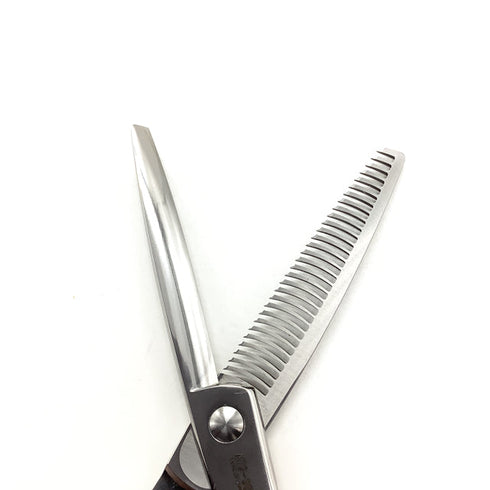 新品同様【ジョーウェルJOEWELL】AT2-30S メガネ シザー セニング 美容ハサミ すきばさみ 美容師 理容師 約20% 右利き 6インチ 中古 sc2569