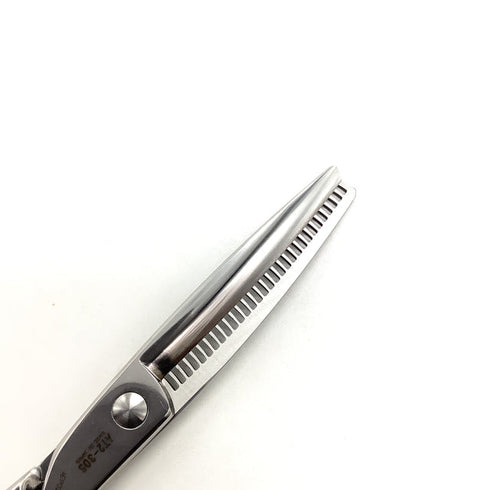 新品同様【ジョーウェルJOEWELL】AT2-30S メガネ シザー セニング 美容ハサミ すきばさみ 美容師 理容師 約20% 右利き 6インチ 中古 sc2569