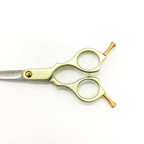 【ビアーズBEARDS】アルミストレートギザMINI-5G トリミングシザー メガネ 右利き トリマー ペット 5インチ 中古 sc2570