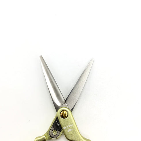 【ビアーズBEARDS】アルミストレートギザMINI-5G トリミングシザー メガネ 右利き トリマー ペット 5インチ 中古 sc2570