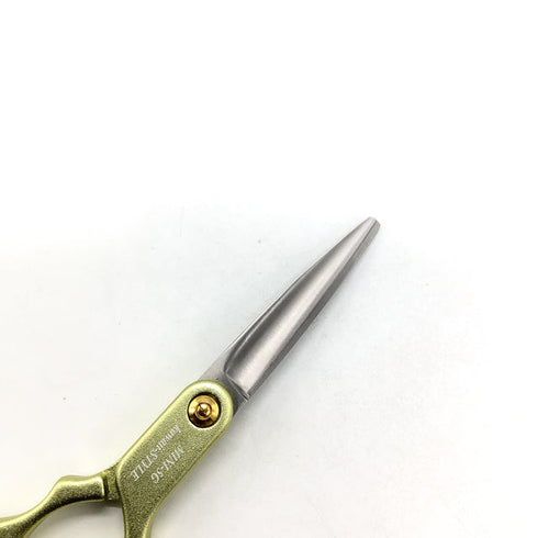 【ビアーズBEARDS】アルミストレートギザMINI-5G トリミングシザー メガネ 右利き トリマー ペット 5インチ 中古 sc2570