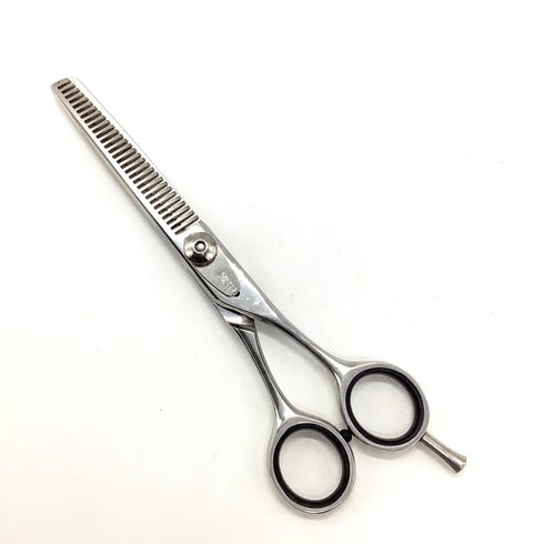 【NSP】 メガネ シザー 30目 セニング 美容ハサミ すきばさみ 美容師 理容師 約30~35% 右利き 6インチ 中古 sc2572