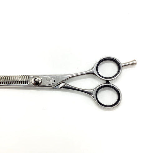【NSP】 メガネ シザー 30目 セニング 美容ハサミ すきばさみ 美容師 理容師 約30~35% 右利き 6インチ 中古 sc2572