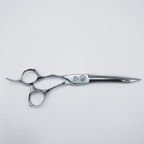美品【ミズタニシザーズ ミズタニシザーMIZUTANI SCISSORS】ACRO Z-2 leftyレフティ シザー オフセット 理容 美容ハサミ 美容師 理容師 左利き 6.5インチ 中古 sc258
