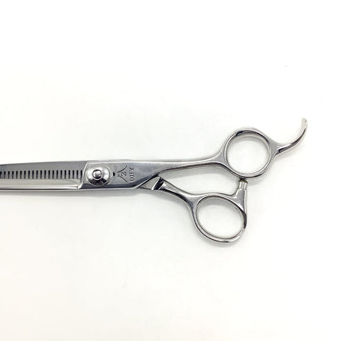 【ハイゼットHI.Z OHY】B.4 逆刃 オフセット シザー セニング 美容ハサミ すきばさみ 美容師 理容師 約60~70% 右利き 6.3インチ 中古 sc2582