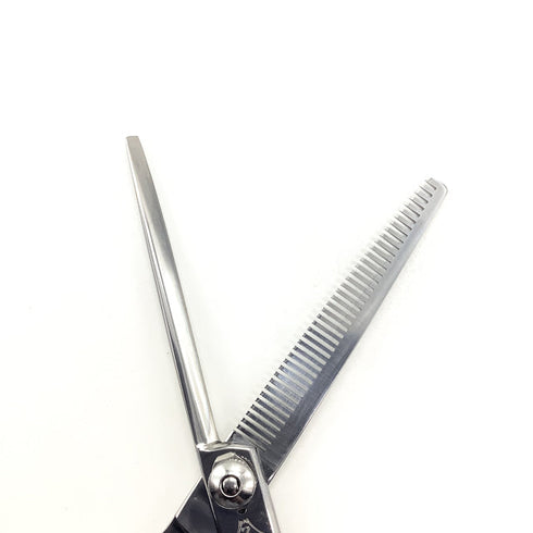 【ハイゼットHI.Z OHY】B.4 逆刃 オフセット シザー セニング 美容ハサミ すきばさみ 美容師 理容師 約60~70% 右利き 6.3インチ 中古 sc2582