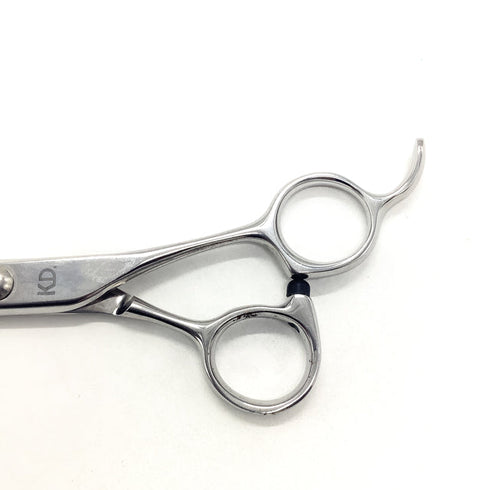 【カドック KD.KADOK】KD400 仕上げ鋏 トリミングシザー オフセット 右利き トリマー ペット 7インチ 中古 sc2583