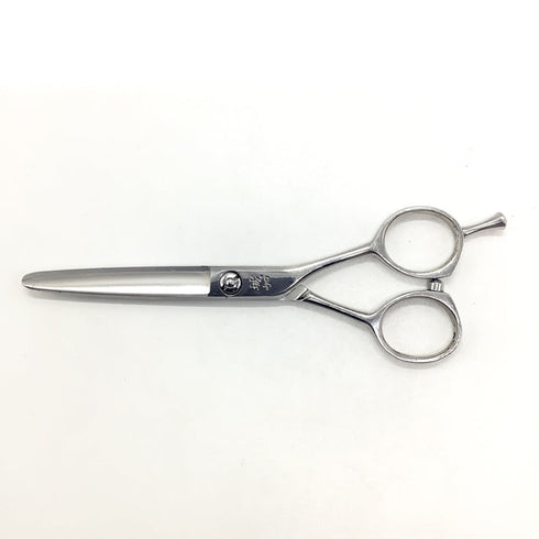 【内海ウツミUTSUMI】RO-58カーブ スライド シザー メガネ 理容 美容ハサミ 美容師 理容師 右利き 5.8インチ 中古 sc2586