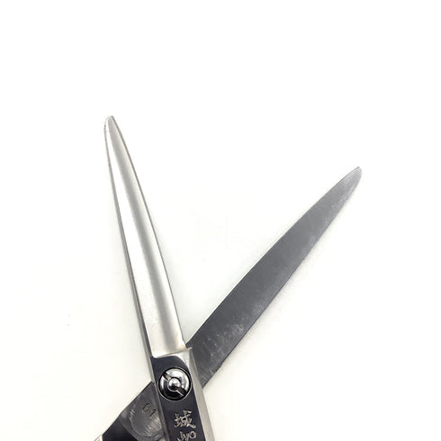 【内海ウツミUTSUMI】RO-58カーブ スライド シザー メガネ 理容 美容ハサミ 美容師 理容師 右利き 5.8インチ 中古 sc2586